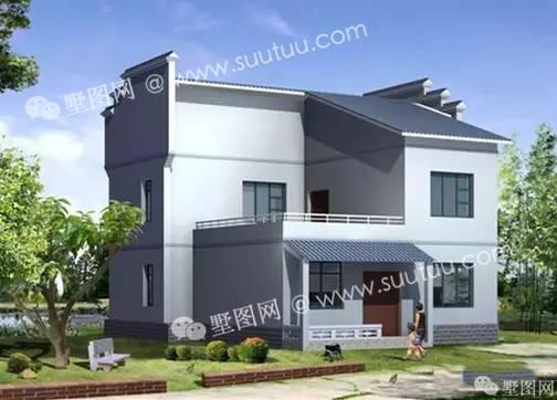 新農村二層徽派風格小別墅，建成絕對是一道亮點～