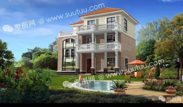 13X10農(nóng)村大面積三層復(fù)式別墅，自建房就選它了！