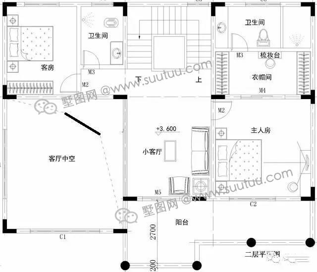 13X10農(nóng)村大面積三層復(fù)式別墅，自建房就選它了！
