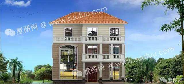 13X10農(nóng)村大面積三層復(fù)式別墅，自建房就選它了！