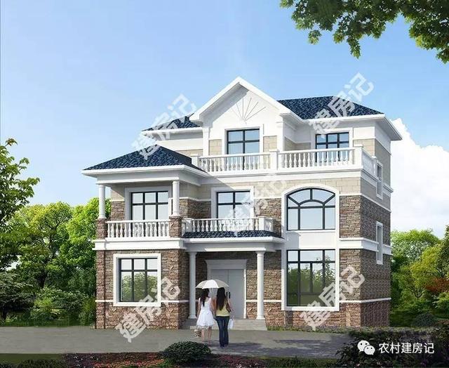 12×11.5米二層半戶型圖，老百姓都建的起的農(nóng)村別墅