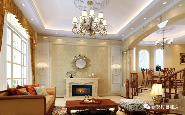 500萬的農(nóng)村豪宅，泳池園林，這配置只有村長家建的起