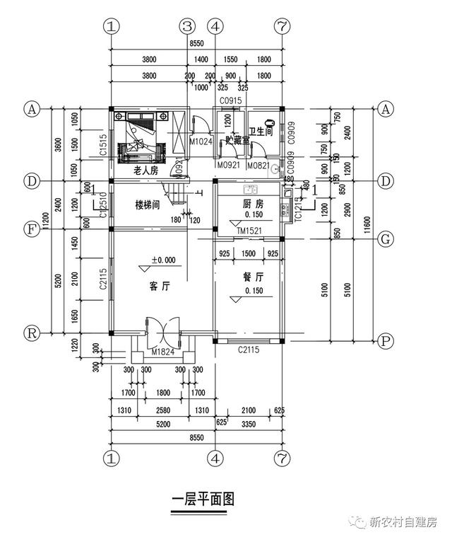 9x12米鄉(xiāng)村三層別墅設(shè)計(jì)，單家獨(dú)院含平面圖和立面圖