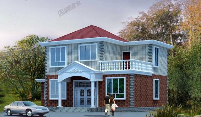 15x9米二層簡歐別墅設(shè)計，造價18萬真的可以擁有么？