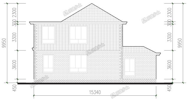 15x9米二層簡歐別墅設(shè)計，造價18萬真的可以擁有么？