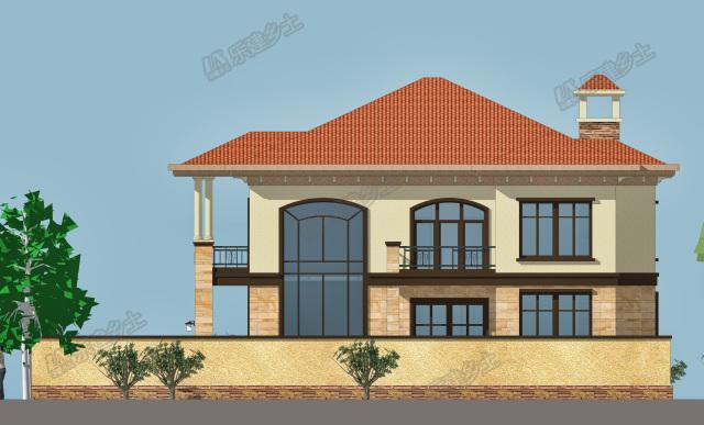 建一個這樣的二層歐式別墅，造價不高，里子面子全有啦！