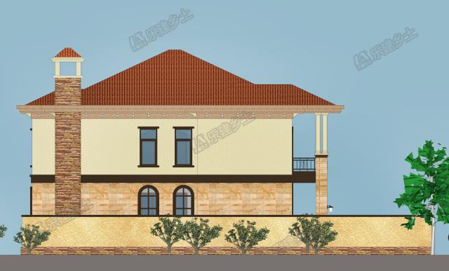 建一個這樣的二層歐式別墅，造價不高，里子面子全有啦！