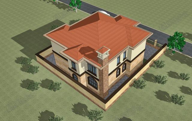 建一個這樣的二層歐式別墅，造價不高，里子面子全有啦！