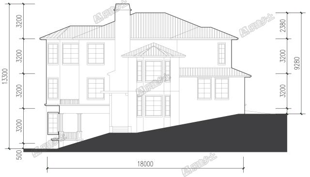 一所“內(nèi)外兼修” 的二層坡地住房設(shè)計(jì)，切勿錯(cuò)失圖紙呦！
