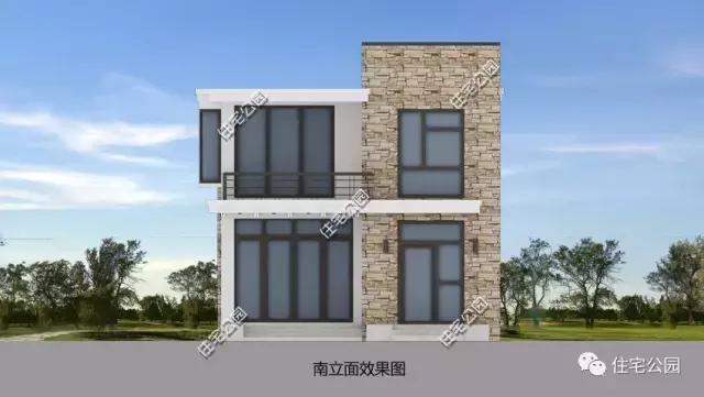 7X9.6米現(xiàn)代別墅，時(shí)尚、實(shí)用，造價(jià)僅12萬(wàn)？