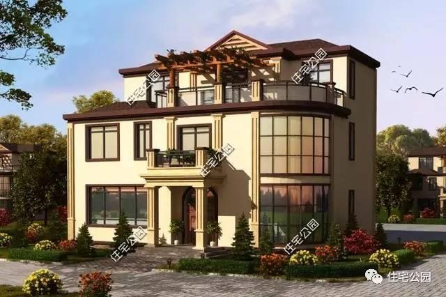 江蘇農(nóng)村建3層歐式別墅，落地窗+大露臺，60萬內(nèi)外全搞定？