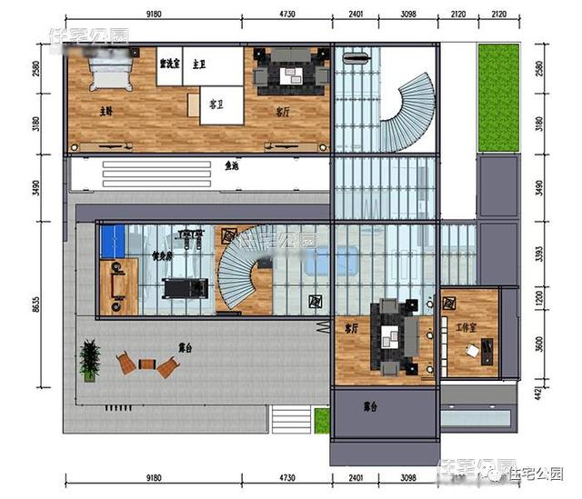 11套頂級現(xiàn)代平頂別墅，第5套馬云都愛，主體150萬不夠？
