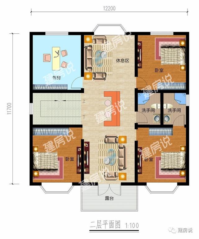 三層農(nóng)村別墅，有飄窗更美觀且很實用