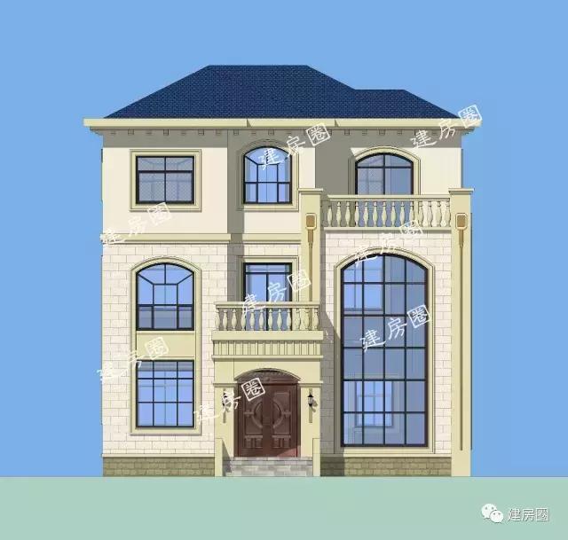 原來(lái)欣賞也是一種享受，三層漂亮帶大露臺(tái)歐式風(fēng)格別墅