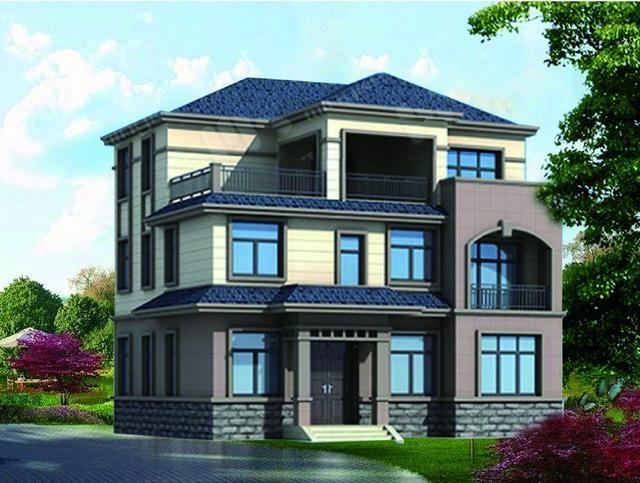 經(jīng)典三層農(nóng)村別墅戶型，既漂亮又便宜全家人都很滿意