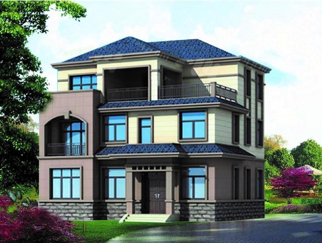 經(jīng)典三層農(nóng)村別墅戶型，既漂亮又便宜全家人都很滿意