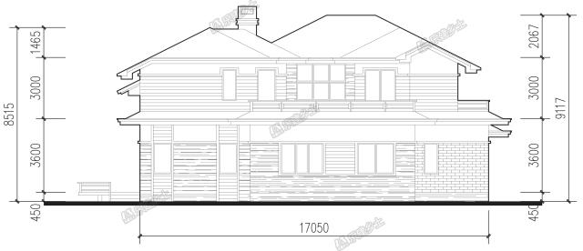 二層簡約別墅，設計過渡平臺及內(nèi)庭院，讓居住更愜意