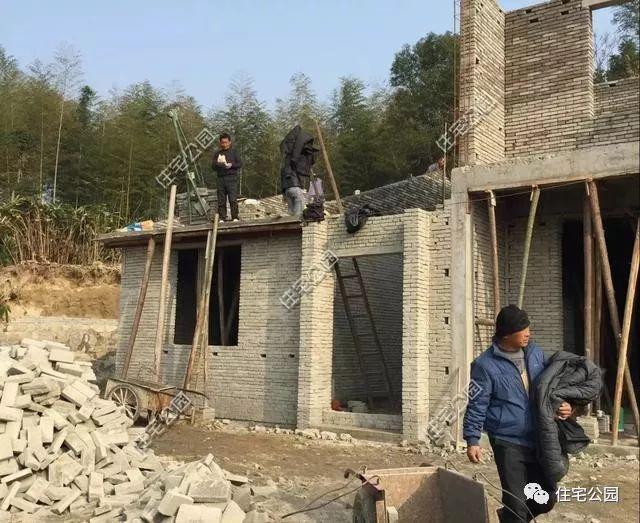 農(nóng)村自建二層住宅施工全過程，附多張施工圖