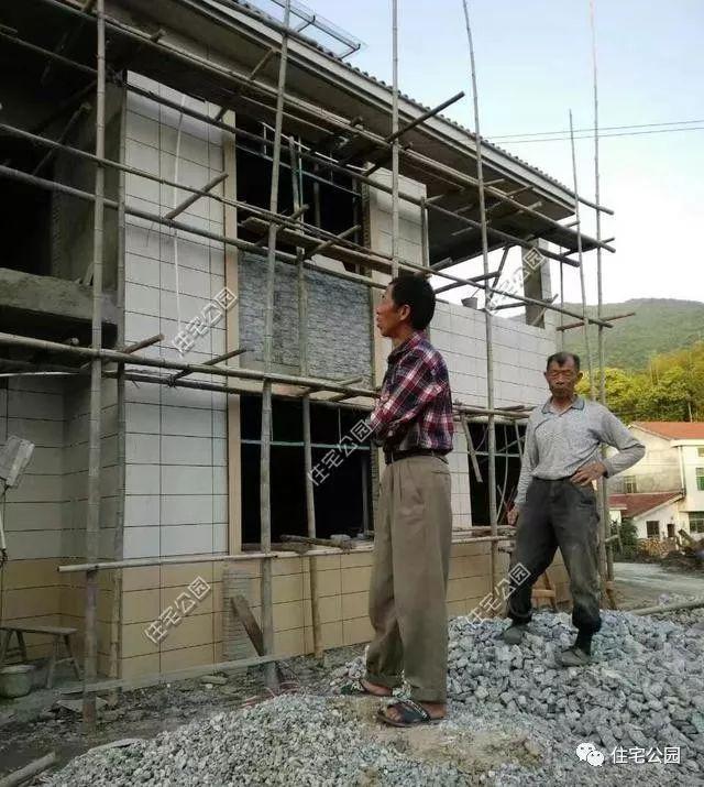 農(nóng)村自建二層住宅施工全過程，附多張施工圖