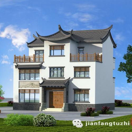 5款徽派風格農(nóng)村自建房設計方案圖，喜歡徽派的收藏了