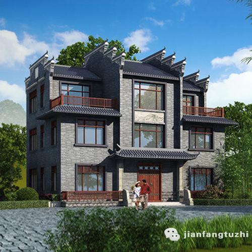 5款徽派風格農(nóng)村自建房設計方案圖，喜歡徽派的收藏了