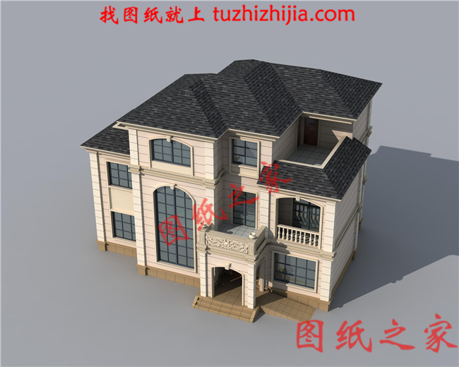 農(nóng)村三層樓房設(shè)計圖及圖片，客廳挑空，優(yōu)化室內(nèi)采光