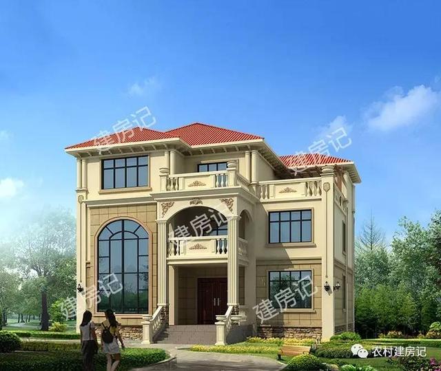 15.1×13.2米三層農(nóng)村別墅，漂亮的讓人瘋狂模仿