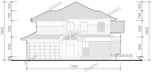 簡歐風(fēng)格，大氣實(shí)用，二層別墅圖紙分享
