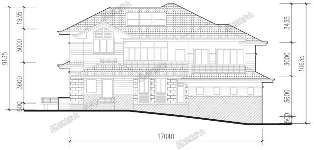 簡歐風(fēng)格，大氣實(shí)用，二層別墅圖紙分享