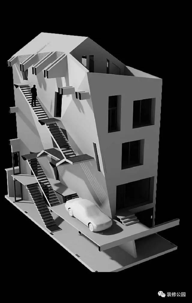 7.5X15米現(xiàn)代鄉(xiāng)村別墅，設計核心是采光，帶地下室含平面圖