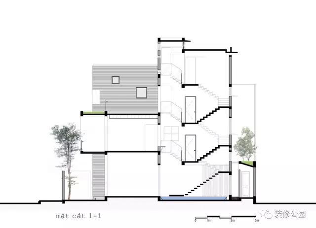 農(nóng)村別墅臨街建，6米寬三側(cè)無窗，如何兼顧隱私與采光？含平面圖