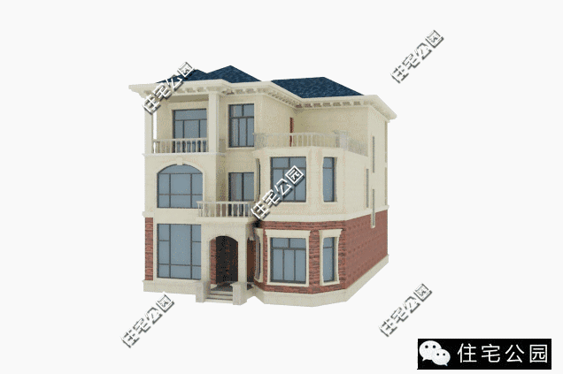 10X16米歐式別墅，外觀美，布局好，7臥室！