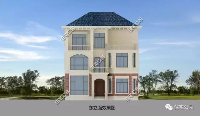 10X16米歐式別墅，外觀美，布局好，7臥室！