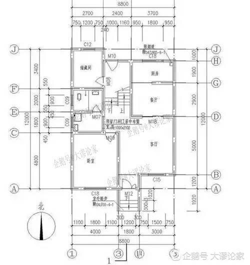 9X12米二層農(nóng)村別墅，不超過規(guī)定面積還能有小院