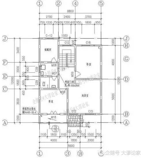 9X12米二層農(nóng)村別墅，不超過規(guī)定面積還能有小院