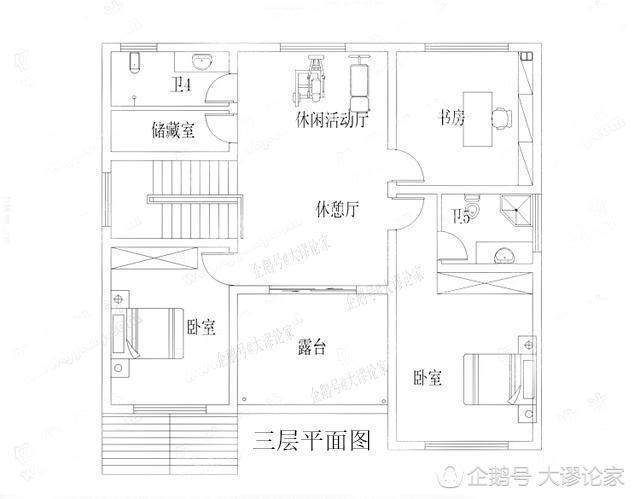 三層精致農村小別墅設計圖，引領農村的建房潮流