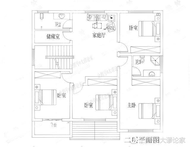 三層精致農村小別墅設計圖，引領農村的建房潮流