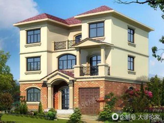 三層精致農村小別墅設計圖，引領農村的建房潮流