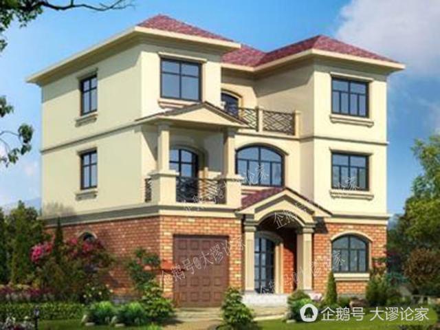 三層精致農村小別墅設計圖，引領農村的建房潮流