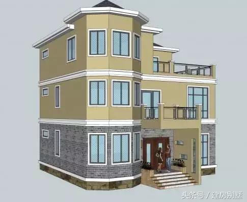 太霸氣了！江西兄妹用1000多平米建兩棟三層別墅