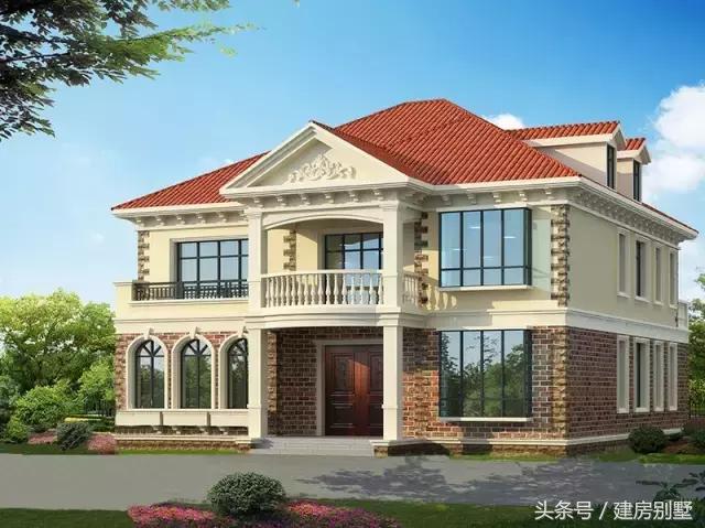 14×15.6米二層半農(nóng)村別墅，7個臥室?guī)чw樓，還有客人最喜歡的棋牌室