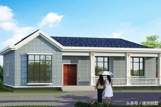 兩套一層農(nóng)村別墅戶型，爺奶看上第一套，爸媽喜歡第二套