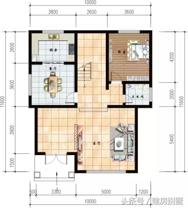 3款開(kāi)間10米的農(nóng)村別墅戶型，小地基建別墅更精致，大地基羨慕不來(lái)