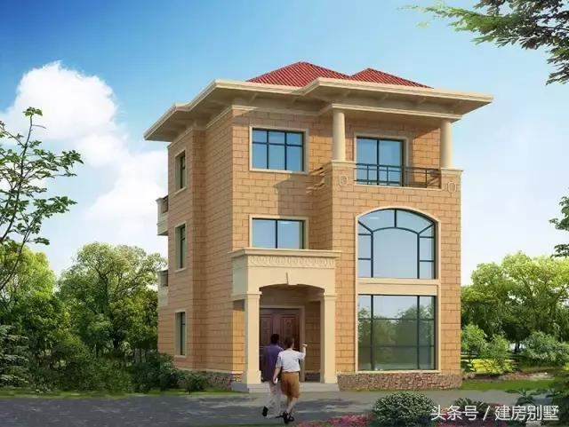 3款開(kāi)間10米的農(nóng)村別墅戶型，小地基建別墅更精致，大地基羨慕不來(lái)