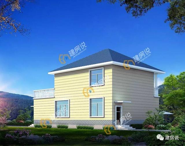 帶旋轉樓梯的二層農(nóng)村別墅，十里八鄉(xiāng)都喜歡的戶型