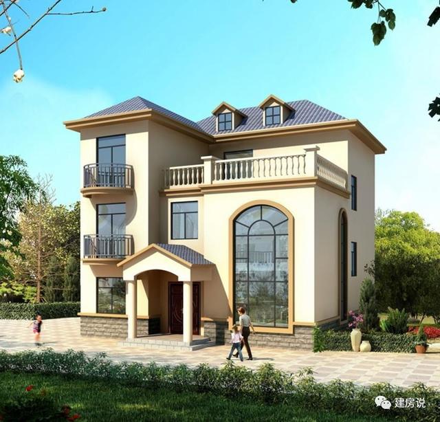 5款帶落地窗的農(nóng)村別墅，大氣的別墅就應(yīng)該是這個樣子