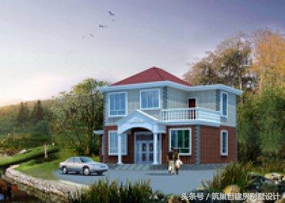 幾組別墅效果圖和完工圖對比，完工圖比效果圖更漂亮