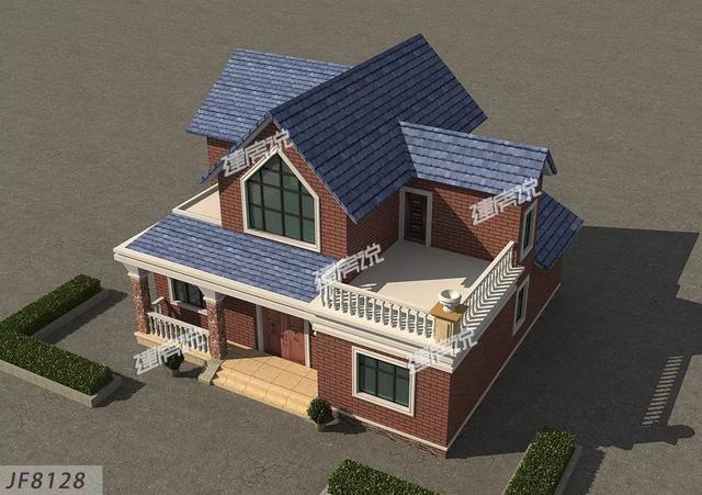 造價20萬內一層半小別墅方案圖，建好絕對值