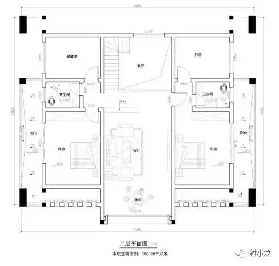 17mX13m新中式別墅圖，鄉(xiāng)村別墅就該是這個(gè)樣子