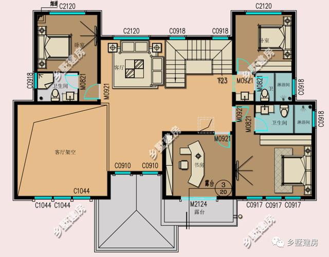給你20萬回農(nóng)村自建房，這兩款別墅方案你選哪個？